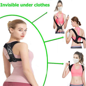 Fully Adjustable Posture Back Support Corrector