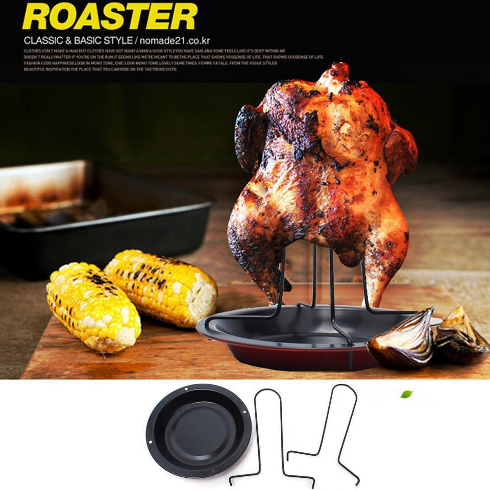 1PC Kitchen Outdoor BBQ Tools Chicken Duck Holder