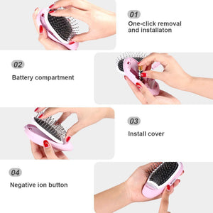 Anti-Frizz Ionic Hair Brush